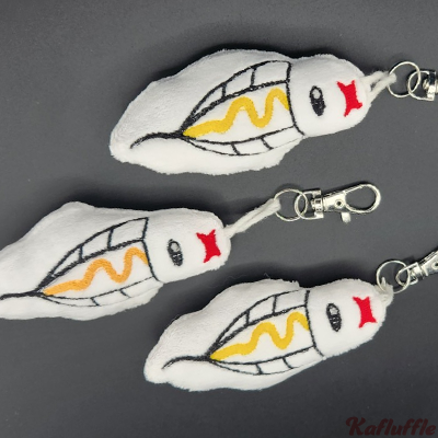 Plush keychain of Pokemon Tynamo